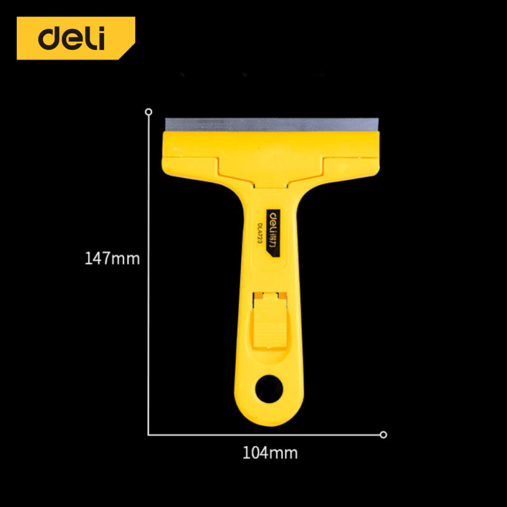 มีดขูดสี DELI DL4723C-YL-01 145มม. สีเหลือง_4